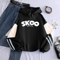 Japan Anime Sk8 The Infinity Patchwork Hoodies Cartoon Skateboard Boys Funny Graphic Streetwear Women Korean Oversize Sweatshirt