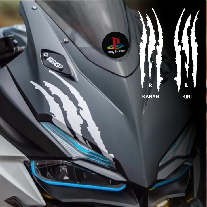 Stiker cakar variasi lampu dan body motor | Lazada Indonesia