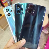 เคสสำหรับ Realme หลังของแท้9 Pro Plus Pro + หน้าจอโทรศัพท์แบตเตอรี่เคสปลอกหุ้มช่องหลังฝาปิดโทรศัพท์ + เลนส์ที่จับกล้องรูปตัวยู