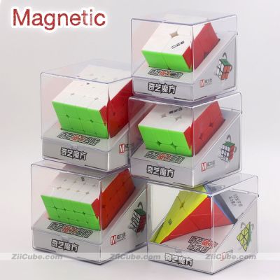 Magic Puzlle Qiyi ลูกบาศก์แม่เหล็ก Hungarian Cubo Magicos 2X2x2 3X3x3 4X4x4พีระมิด5X5x5 3X3 2X2 4X ของเล่น4เกมส์ประลองความเร็ว
