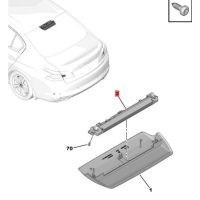 New High-Position Brake Light Assembly for Dongfeng Peugeot 408 Citroen C5 DS5LS 9670484980