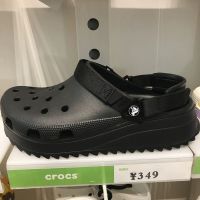 ₪ รองเท้า crocs แท้ Classic Clog รองเท้าแตะ สีดำบริสุทธิ์ 206772