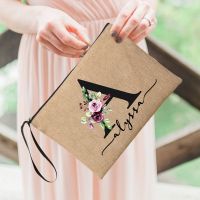 【jw】♀  Initial Custom Name Neceser Makeup Toiletry Organizer Mujer Bolsa