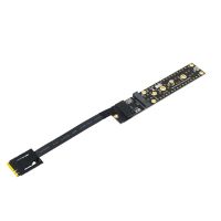 Tambahkan Kartu NGFF M.2 Key AE Male To Key M Female Board Adapter dengan Kabel M2 KEY AE To NVME untuk 2230 2242 2260 2280 M.2 NVME SSD