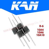 50PCS 10A4 10A6 10A10 R-6 ไดโอด Rectifier แทรกโดยตรง