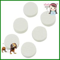 แผ่น EVA กลม PACK IN 25X5 MMสีขาวEVA FLOOR CARE PAD PACK IN ROUND 35X5MM WHITE **ราคาดีที่สุด**