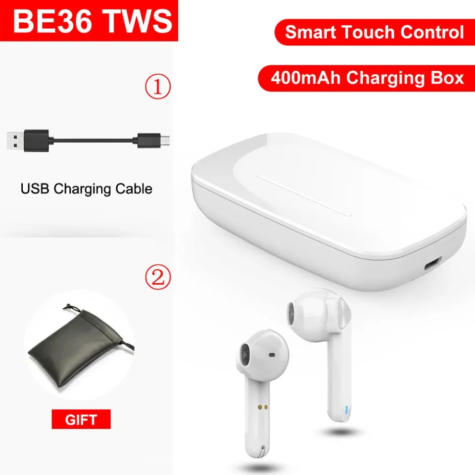 BE36 TWS Bluetooth 5.0 Earphones Wireless Headphones with