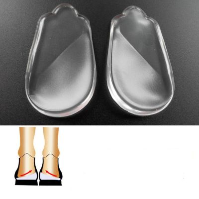 1 Pair Silicone Flatfoot Insole With Eight Toe Foot Orthotic Varus Correct Adhesive XO Type Legs Orthotic Heel Wedge Health Care Shoes Accessories