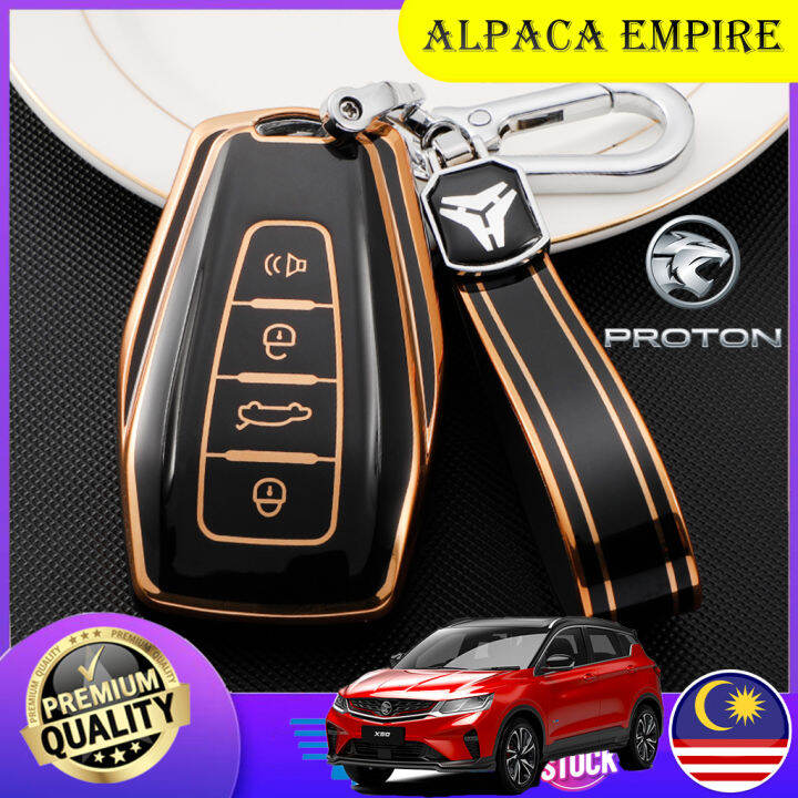 Car Key Cover Case Casing Sarung Kunci Kereta Proton X50 TPU Key ...