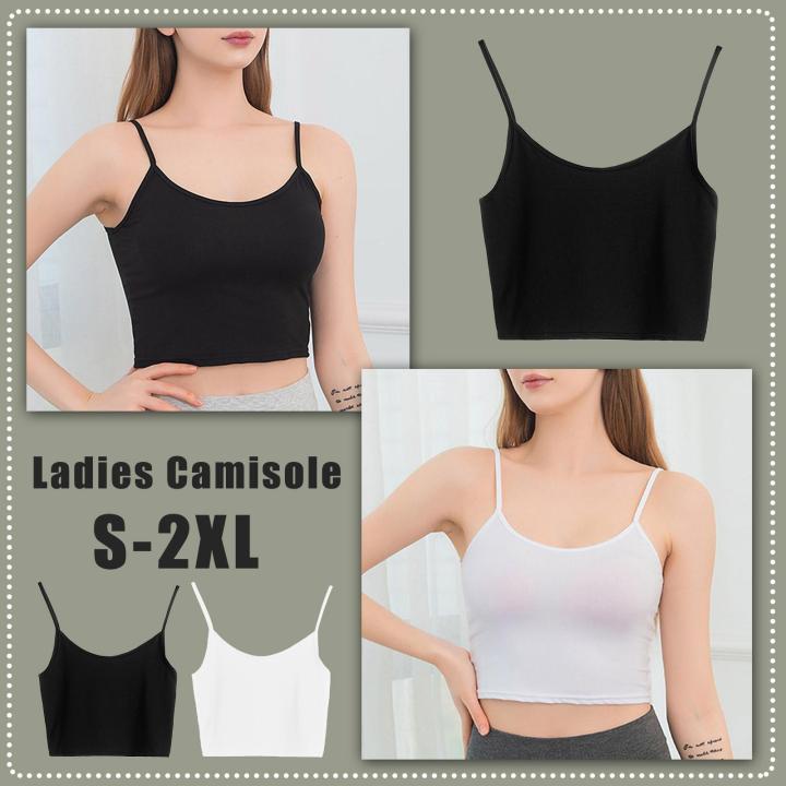 camisole-black-and-white-solid-color-round-neck-suspenders-sweater-suspenders-top-knitted-tube-e2l1