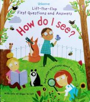 *Original* Usborne Lift the Flap - First Questions and Answers: How do I see? Hard Cover English Flap Book for Kid / หนังสือพนังภาษาอังกฤษปกแข็งสำหรับเด็ก