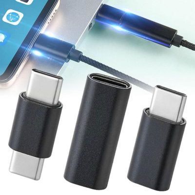 USB Type C Adapter Female To Female Converter Portable USB C Charge Data Sync Adapter Type-C Extension Cable For Laptop Tablet
