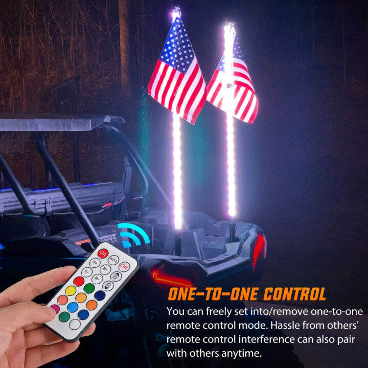 nilight-2pcs-3ft-spiral-rgb-led-whip-light-with-spring-base-chasing-light-rf-remote-control-lighted-antenna-whips-for-can-am-atv-utv-rzr-polaris-dune-buggy-offroad-truck-3ft-2pcs-light-rgb