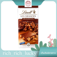 Les Grandes Milk Hezelnut Lindt 150 G. แท้ 100 %