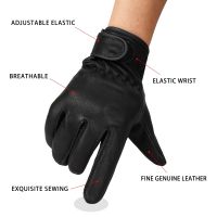 QIANGLEAF Thin Goatskin Sport Car Driving MTB Safety Gloves Wear-resistant Layer Leather Wholesale Mens 520SY