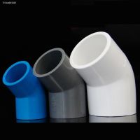 ✘ 20mm 25mm 32mm 40mm 50mm ID 45 Degree Elbow PVC Tube Joint Pipe Fitting Coupler Adapter Water Connector For Aquarium Fish Tank