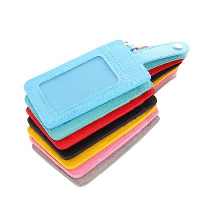 AROMA Office Supply Portable Bank Card with Keyring ID Card Card Holder