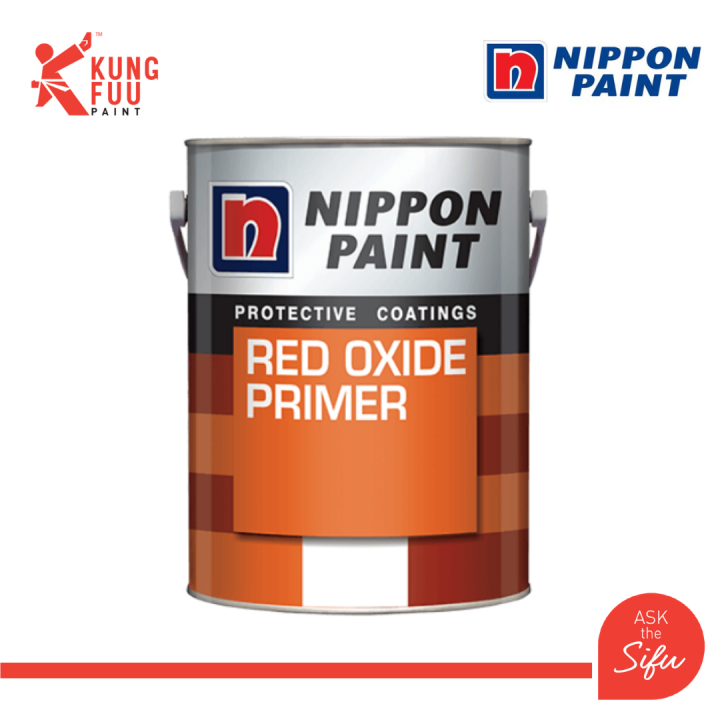 Nippon Paint 5 Litre Red Oxide Primer Lazada