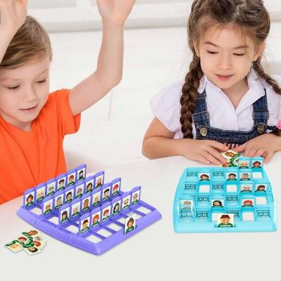 Guess Who I Am Game Durable and Safe Party Family Board Game Easy to Use Multi-Player Guessing Game for Kids Ages 6 and Up manner