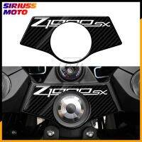 TOPnewFor 3D คาร์บอนไฟเบอร์สามตัวแอกแผ่นอุปกรณ์ป้องกันฝาครอบสำหรับ Kawasaki Z1000SX 2011-2017