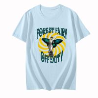 Forest Fairy Off Duty Tshirts Men Handsome Sacred Graffiti T-shirts 100% Cotton T Shirts Manga/comic Spring And Summer Aesthetic - T-shirts - AliExpress