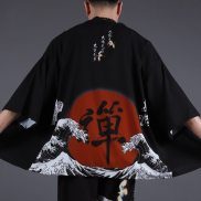 Kimono nhật bản Áo cardigan nam Yukata haori Áo Khoác Nam Samurai Áo khoác