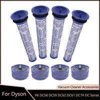 ตัวกรองโพสต์ Hepa สำหรับ V6 Dyson DC58 DC59 DC74 DC61ชุด DC ชิ้นส่วนอะไหล่เปลี่ยนเครื่องทำความสะอาดของสัตว์แบบสัมบูรณ์