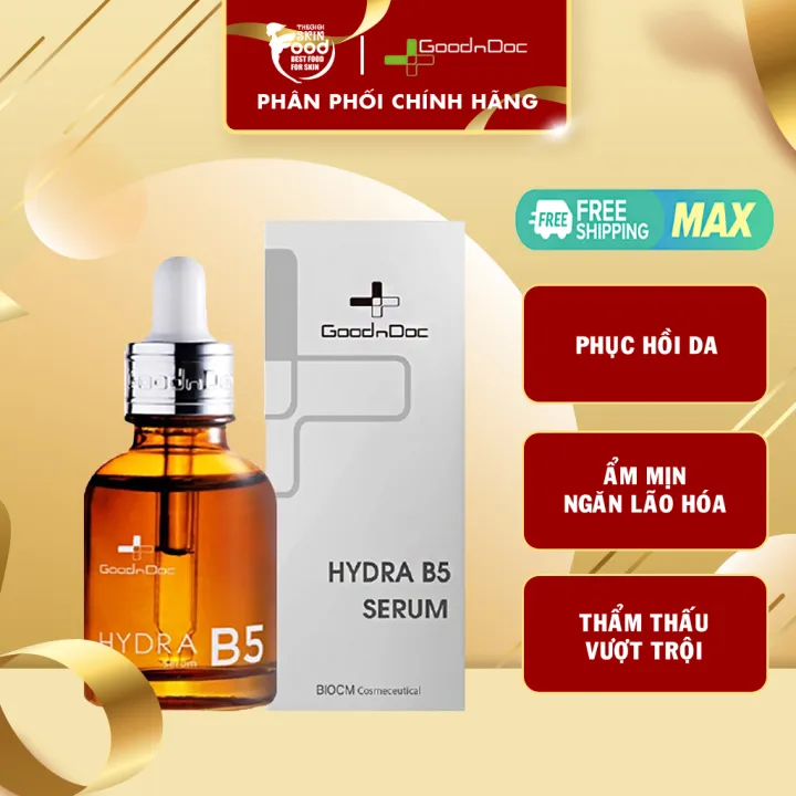 Serum Dưỡng Ẩm Phục Hồi Da GoodnDoc Hydra B5 – Serum B5 GoodnDoc 30ml