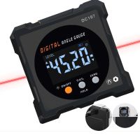 Laser Digital Protractor Inclinometer Protractor Laser USB Inclinometer Level Angle Finder Goniometer Magnet Tilt Measuring Tool