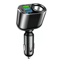 USB PD Quick Car Charger QC3.0 Type C Fast Charging รถอะแดปเตอร์ไฟแช็ก Socket Splitter สำหรับ W5A8