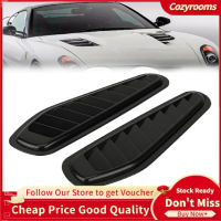 【คุณภาพสูง】2pcs รถ Air Flow Intake ตกแต่ง Scoop Bonnet Vent Hood Cover Universal