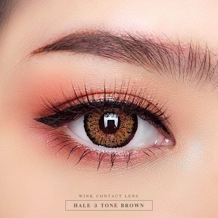 คอนแทคเลนส์-wink-lens-hale-3tone-gray-brown-ค่าสายตา-0-00-ถึง-10-00