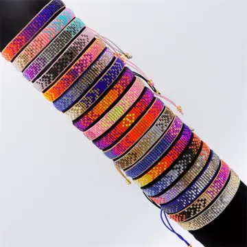 wholesale crystal miyuki beaded bracelet pulseras