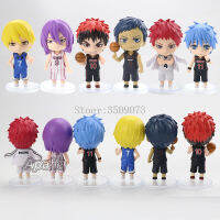 6ชิ้นล็อต Kuroko บาสเกตบอลอะนิเมะรูป Kuroko Tetsuya รูปการกระทำ Aomine Daiki Kise Ryota Kagami Taiga หุ่นของเล่นรุ่น