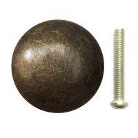 100PCS Vintage Door Drawer Knobs 30mm Antique Kitchen Cabinet Cupboard Handles, for Dresser and Cabinet, Old Bronze