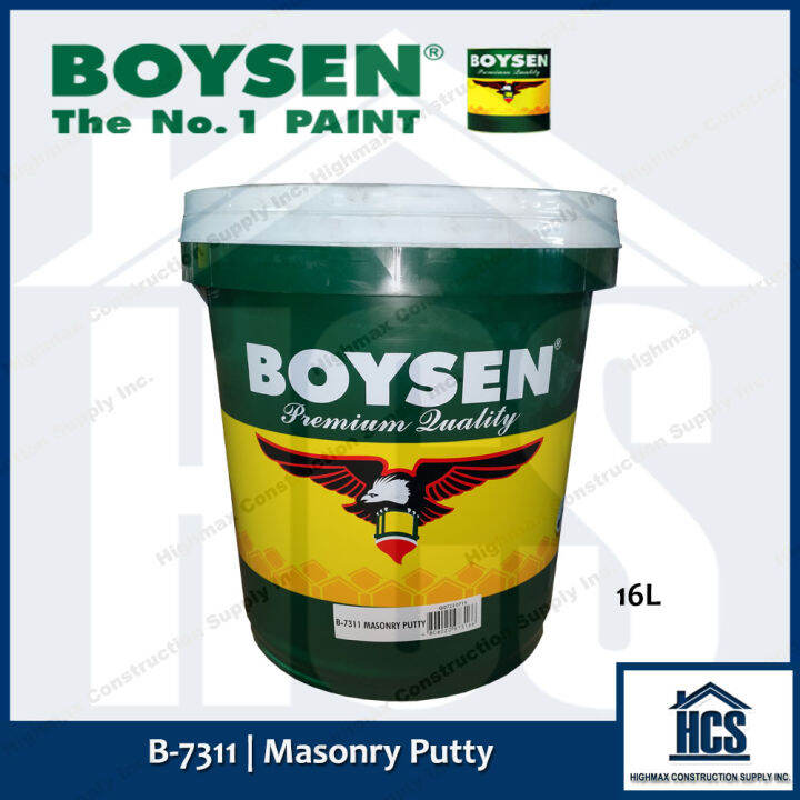 Boysen B-7311 Masonry Putty Concrete Brick Wall Putty 16L /Pail | Lazada PH