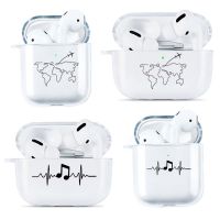 Silicone Case For Apple Airpods Pro Earphone Coque Soft Protector Fundas Airpods Pro Air Pods Pro 2 3 1 Covers Earpods Case Box