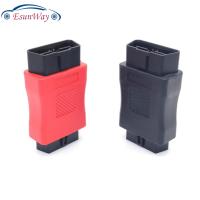 ☋✷✴ 24V OBD 16 Pin OBDII 16Pin Plug Male to Female Connector Universal OBD Adapter for Truck