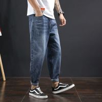 ❍ 2023 spring and summer loose straight jeans mens trousers large size spring mens trousers all-match casual trend