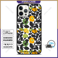 Marimekko 2682 กรณีโทรศัพท์มือถือ iPhone 14 Pro Max / iPhone 13 Pro Max / iPhone 12 Pro Max / Samsung Galaxy Note10 Plus / S22 Ultra ฝาครอบป้องกันการตก