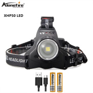 Alonefire HP36 XHP50 LED Headlamp Fishing Headlight 5000 Lumen Zoomable