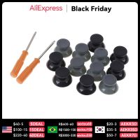 7pcs/set 3d Analog Stick For Xbox 360 Controller Thumbsticks Caps For X Box 360 Gamepad Repair Parts With Tool Black Gray