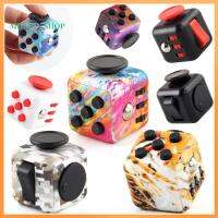 MDUCIN SHOP สำนักงาน บรรเทาความวิตกกังวล สร้างสรรค์ Fidget Cube ลูกเต๋าบีบอัด ของเล่นต่อต้านความเครียด ออทิสติก