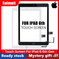 Salmatt 9.7นิ้วหน้าจอสัมผัสสำหรับ iPad 6 6th เจนี A1954 iPad 9.7 2018อะไหล่ชุดประกอบหน้าจอสัมผัสเท่านั้น (หน้าจอสัมผัสของ iPad เท่านั้นไม่หน้าจอ LCD)