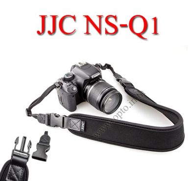 NS-Q1 JJC Joint Quick Starp Neck Strap for DSLR Neoprene black สายคล้องคอแบบมีคลิ๊ปล็อคถอดสายได้