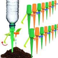 6/4/2pcs Auto Drip Irrigation System Ajustable Self-Contained Dripper Spike Kits Indoor Household Garden Flower Planting Tools Watering Systems  Garde