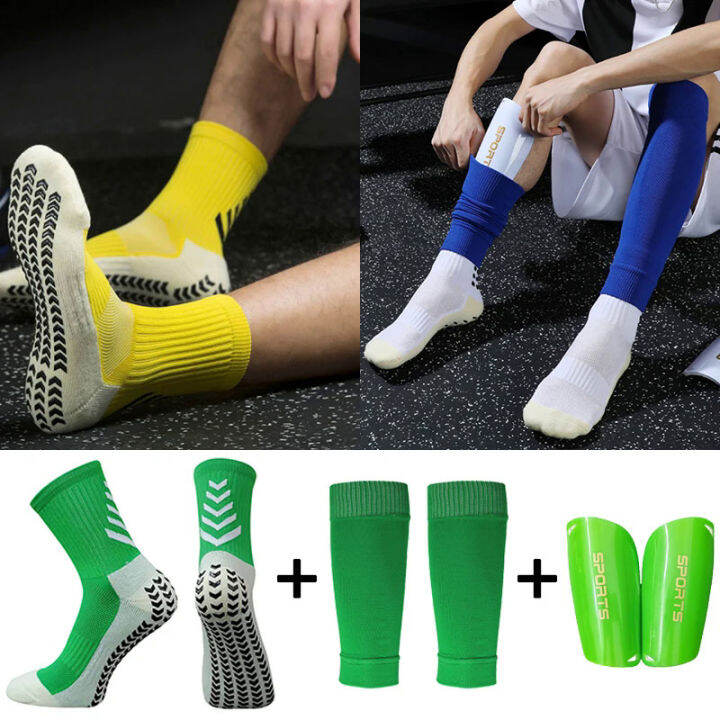 [2]A Set Of Hight Elasticity Soccer Shin Guard Sleeves Football ...