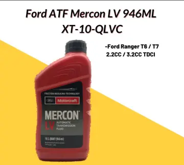 Genuine Ford Fluid XT-10-QLVC MERCON-LV Automatic Transmission Fluid - 1  Quart