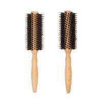 【YF】☽  Profession Boar Bristle Round Hair with Wood Handle Comb Rolling Brushes