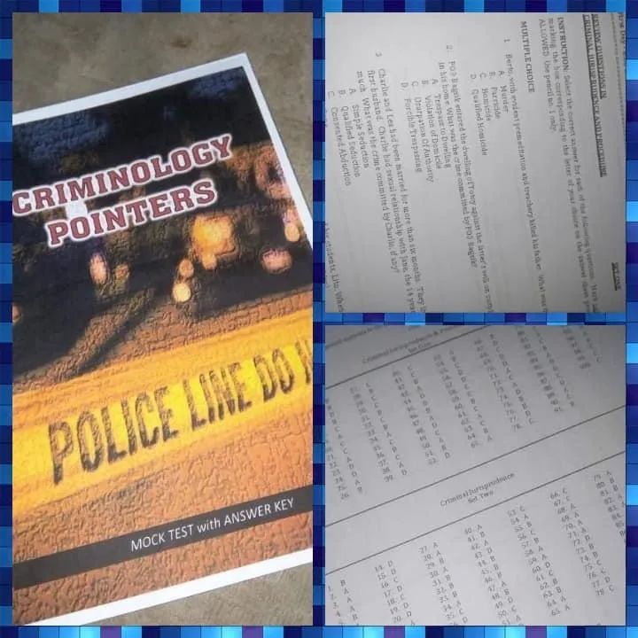 Criminology Pointers (Board Exam Reviewer) | Lazada PH